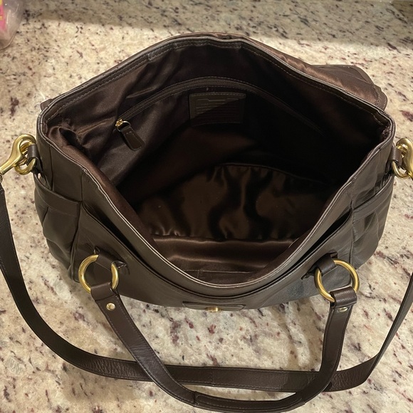 Coach Campbell Hobo Satchel Crossbody Genuine Leather Bag - Picture 4 of 8